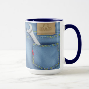 Caneca Jeans Denim