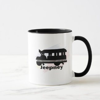Caneca Jeepney Filipina Ícone do Transporte Filipi