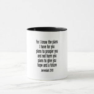 Caneca Jeremiah 29:11