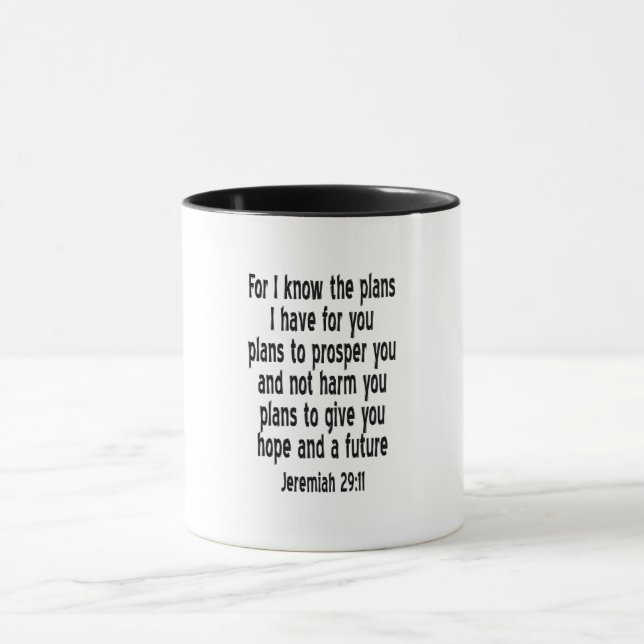 Caneca Jeremiah 29:11 (Centro)