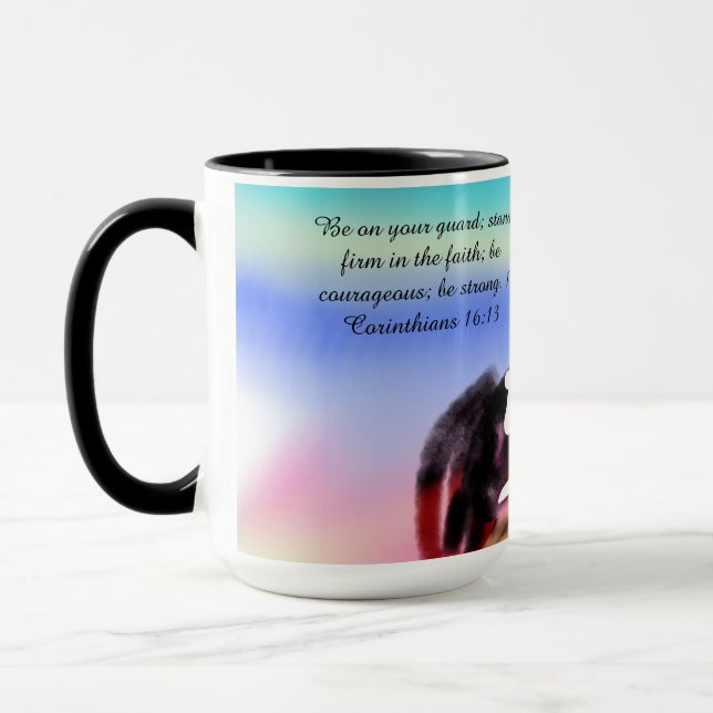 Caneca Jesus ama calorosamente (Esquerda)