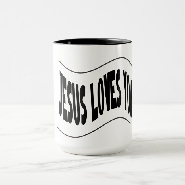 Caneca Jesus Ama Você (Centro)