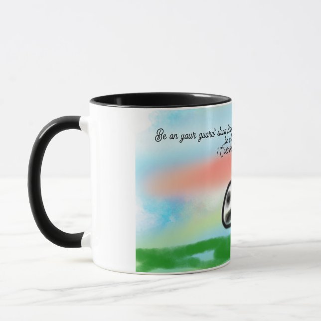 Caneca Jesus aqui ama  (Esquerda)