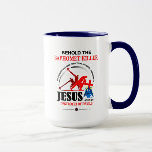 Caneca Jesus: Assassino do Bapomete