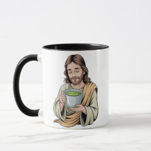 Caneca Jesus Bebendo Matcha Cristão