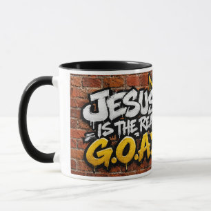 Caneca Jesus é o verdadeiro G.O.A.T