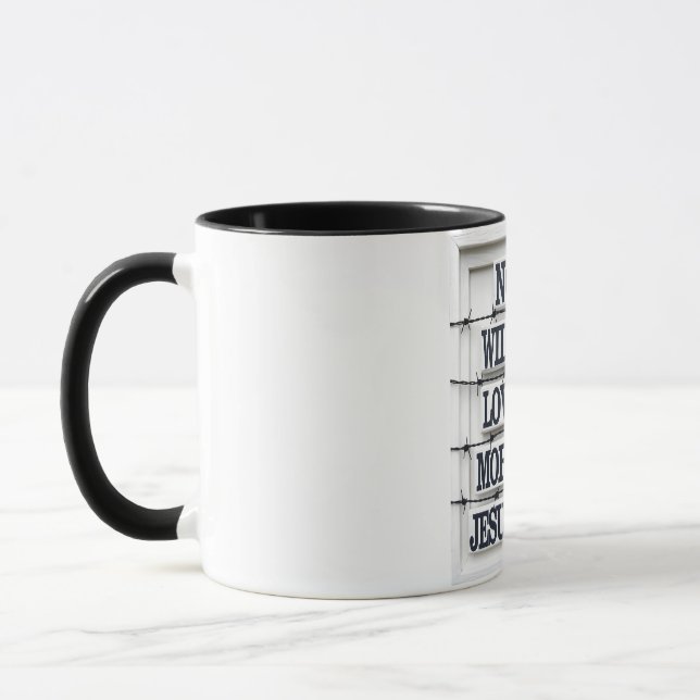 Caneca Jesus Love Coffee Tea Mug (Esquerda)