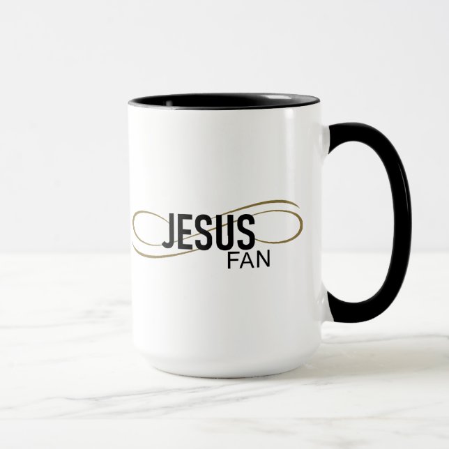 Caneca Jesus Ventilador com Mug de Café (Direita)