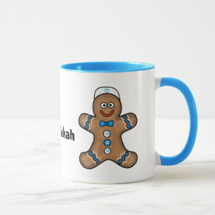 Caneca Jewan Gingerpão Man Chrismukkah Mug