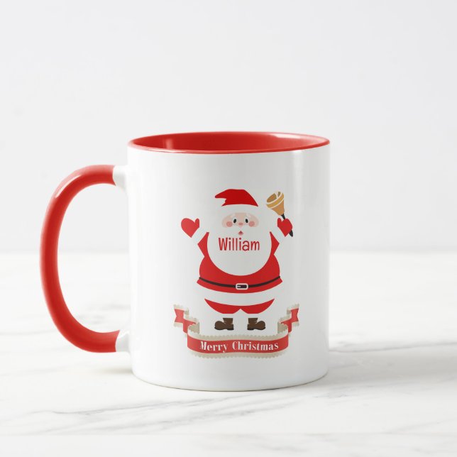 Caneca Jingle Bell Santa Christmas Combo  (Esquerda)