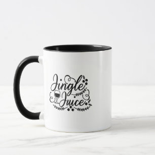 Caneca Jingle Juice Engraçado Bebendo de cerveja de Natal
