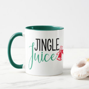 Caneca Jingle Juice   Engraçado Humor de Bebendo de Nata