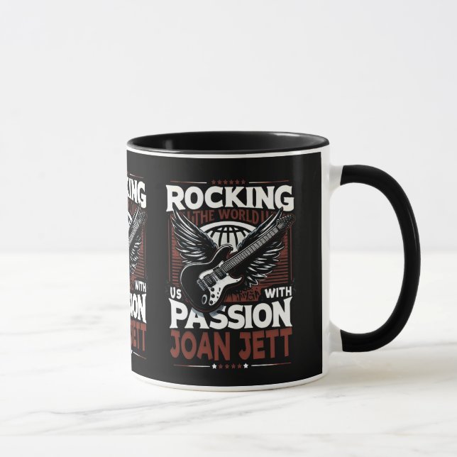 Caneca Joan Jett Designs: Criações de Na moda Mug para o  (Direita)