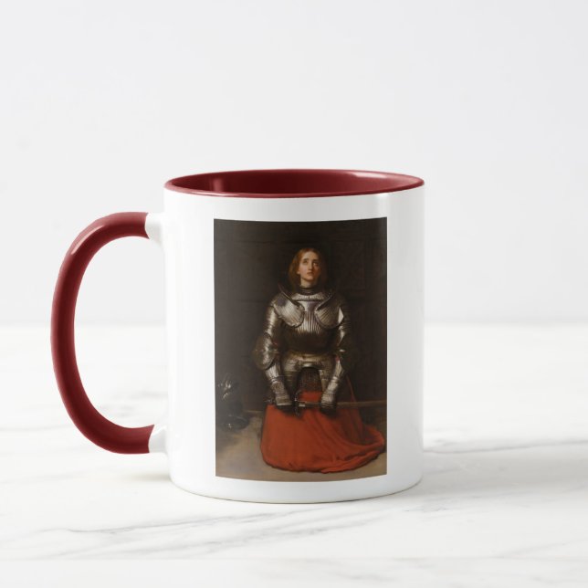 Caneca Joan of Arc. 1865 por John Everett Millais (Esquerda)