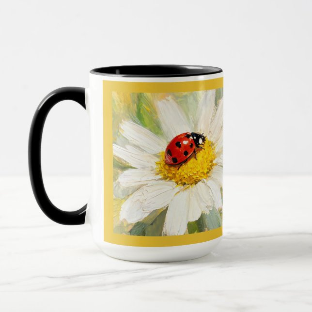 Caneca "Joaninha na Margarida" (Esquerda)