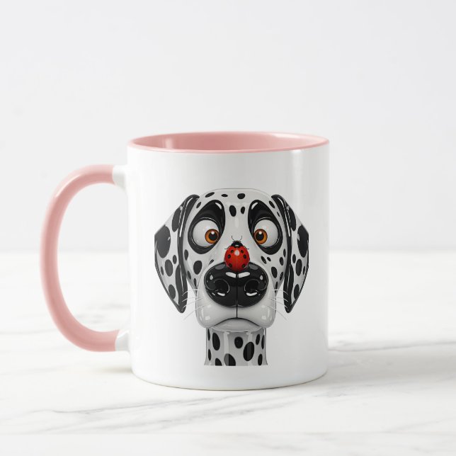 Caneca Joaninha no Nariz de Dálmata (Esquerda)
