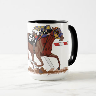 Caneca Jockey Em Racecavalo