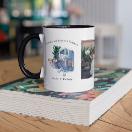 Caneca Jogador 2 para sempre | Mug de Fotografia de Casal