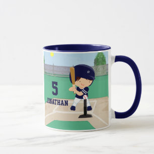 Caneca Jogador bonito personalizado dos desenhos animados