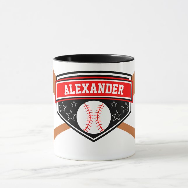 Caneca Jogador de beisebol Personalizar  (Centro)