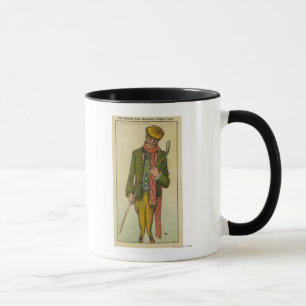 Caneca Jogador de golfe que teve um desastre nas relaçõ