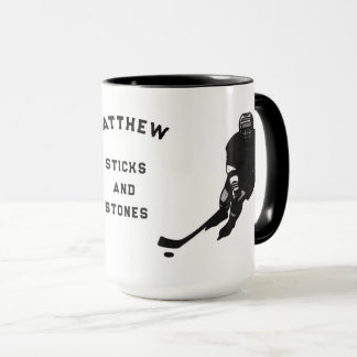 Caneca Jogador de Hóquei Personalizado - Gift Mug
