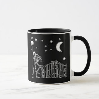 Caneca Jogador de saxofone do jazz do Voodoo