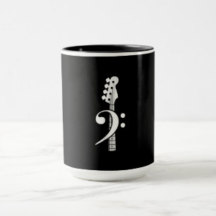 Caneca Jogador de Violão Bass - Músico de Violão Bass
