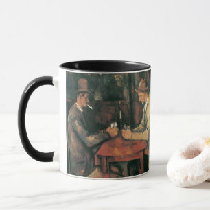 Caneca Jogadores de Cartas de Paul Cezanne, Arte Fino Ant