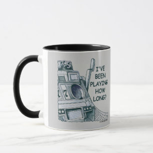 Caneca Jogando Caça-Níqueis por Quanto Tempo