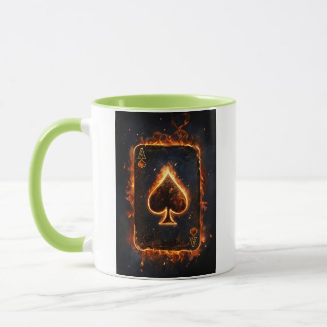 Caneca Jogando cartas. (Esquerda)