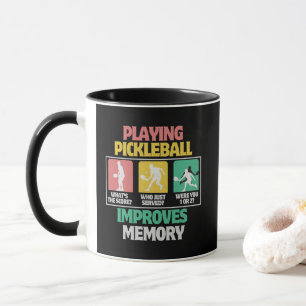 Caneca Jogando Pickleball Melhora a Memória