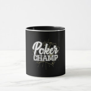 Caneca Jogo Cartões de Poker do Melhor Jogador
