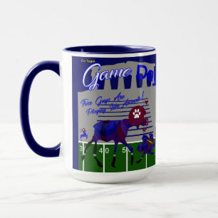 Caneca Jogo de futebol Moose e Ostrich Mug