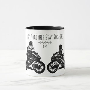 Caneca Jogue Juntos...Motocicleta Personalizada