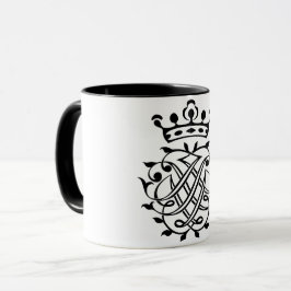 Caneca Johann Sebastian Bach Seal Crest Monograma Insigni