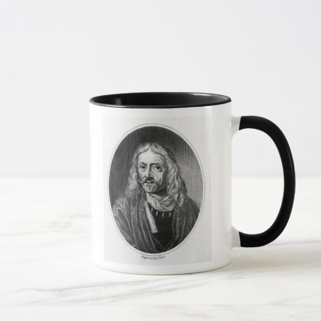 Caneca Johannes Hevelius, gravado por J. Padeiro (Direita)