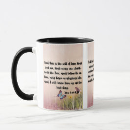 Caneca John 6:40 KJV Bíblia Verse Pic Mug De Dois Tons
