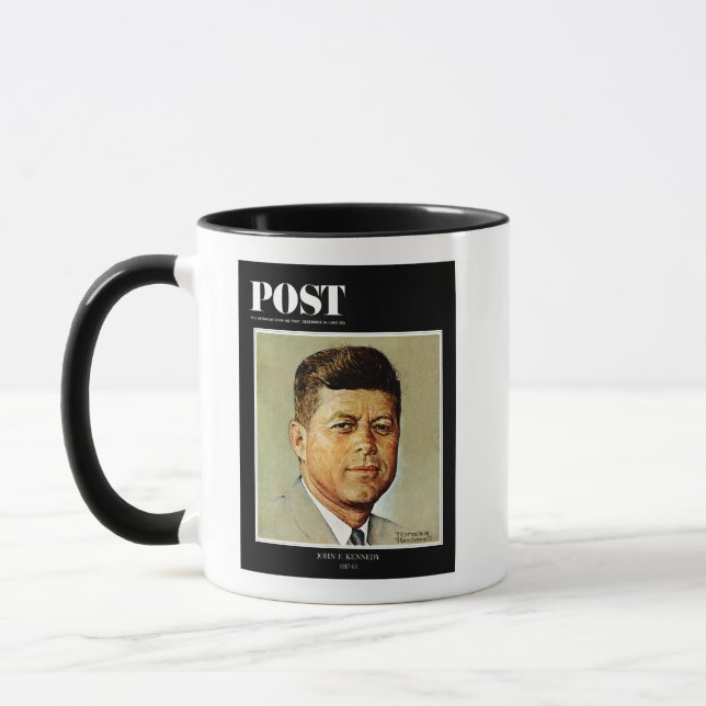 Caneca John F. Kennedy em MEMORIAM (Esquerda)
