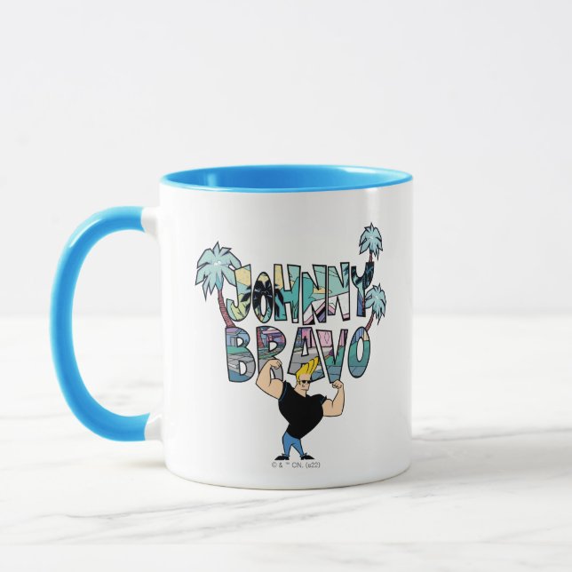 Caneca Johnny Bravo Palm Tree Name (Esquerda)