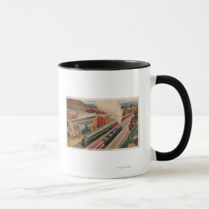 Caneca Johnstown, Pensilvânia (trens do comércio)