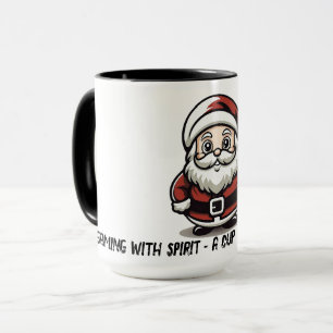 Caneca Jolly Jingles: Papai noel Cheer
