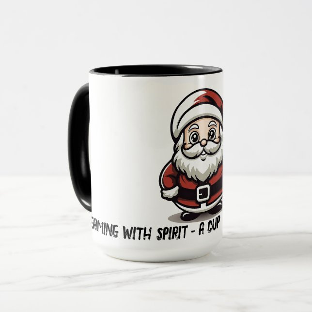 Caneca Jolly Jingles: Papai noel Cheer (Frente Esquerda)