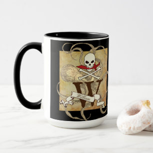 Caneca Jolly Roger Monograma Inicial