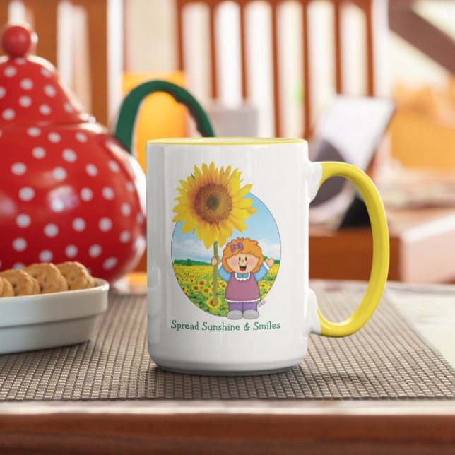 Caneca JollyKins Sunflower Friend Mug (Criador carregado)