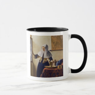 Caneca Jovem mulher com um jarro de água, c.1662