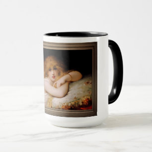 Caneca Jovem Mulher de Lazer de Pierre Coomans