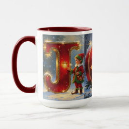 Caneca JOY Christmas Mug – 15 oz Festive Mug