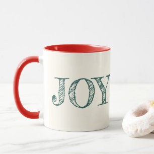 Caneca Joy Custom Color Mug Feriado de Natal Gift Mug
