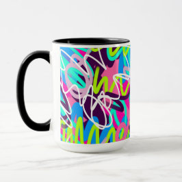 Caneca Joyful Colors Modern Abstrato